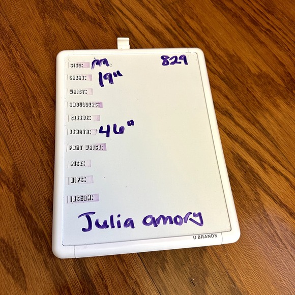 JULIA AMORY Sz Medium Miraflores Embroidered Bohemian Boho Dress Midi Red White - Picture 8 of 8